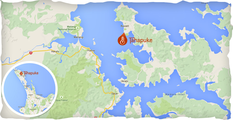 Map of Tahapuke